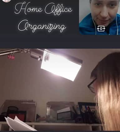 virtual home ofice organizing